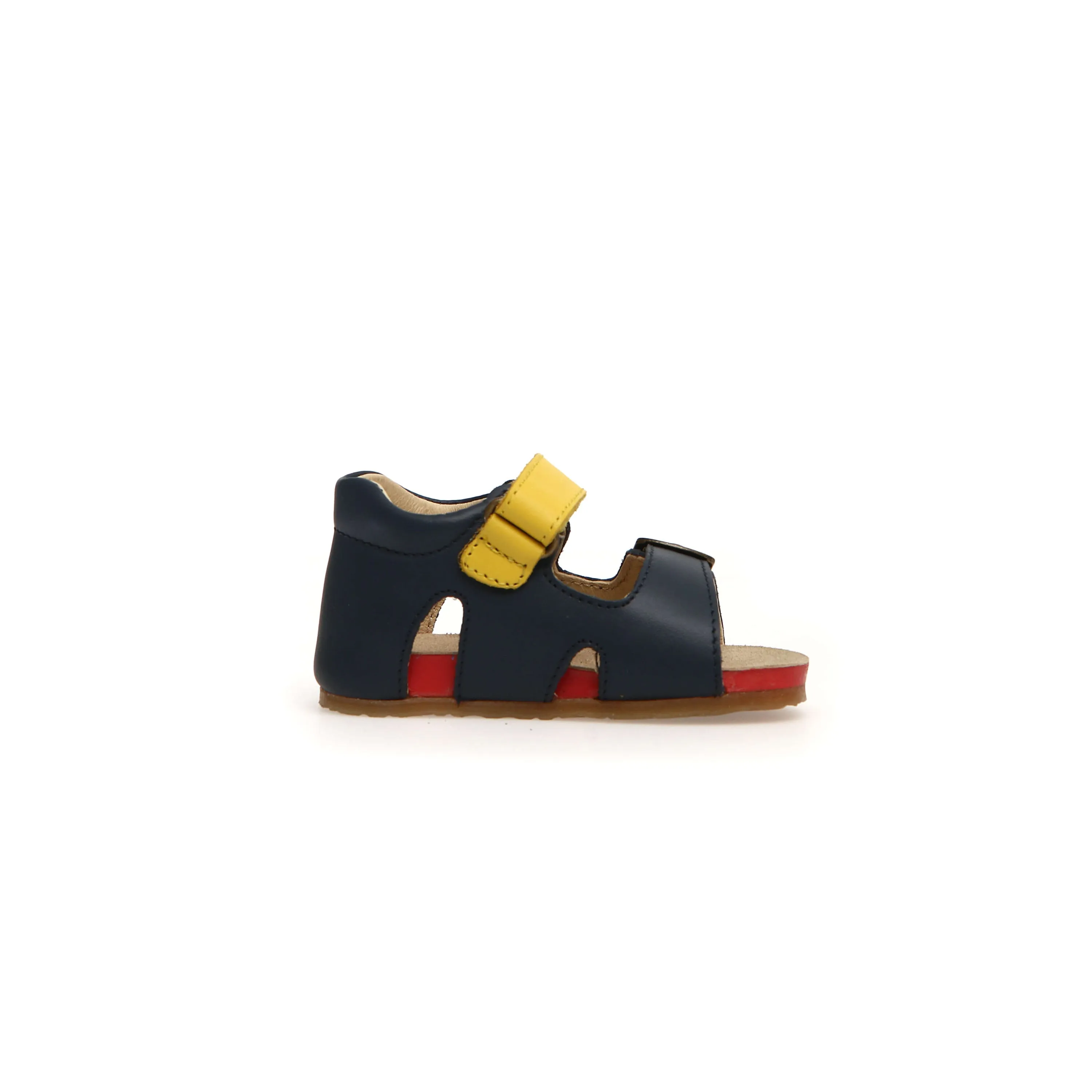 FALCOTTO - Bea Boys Navy Leather Sandals