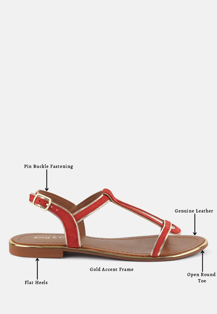 Feodora Flat Slip On Sandals