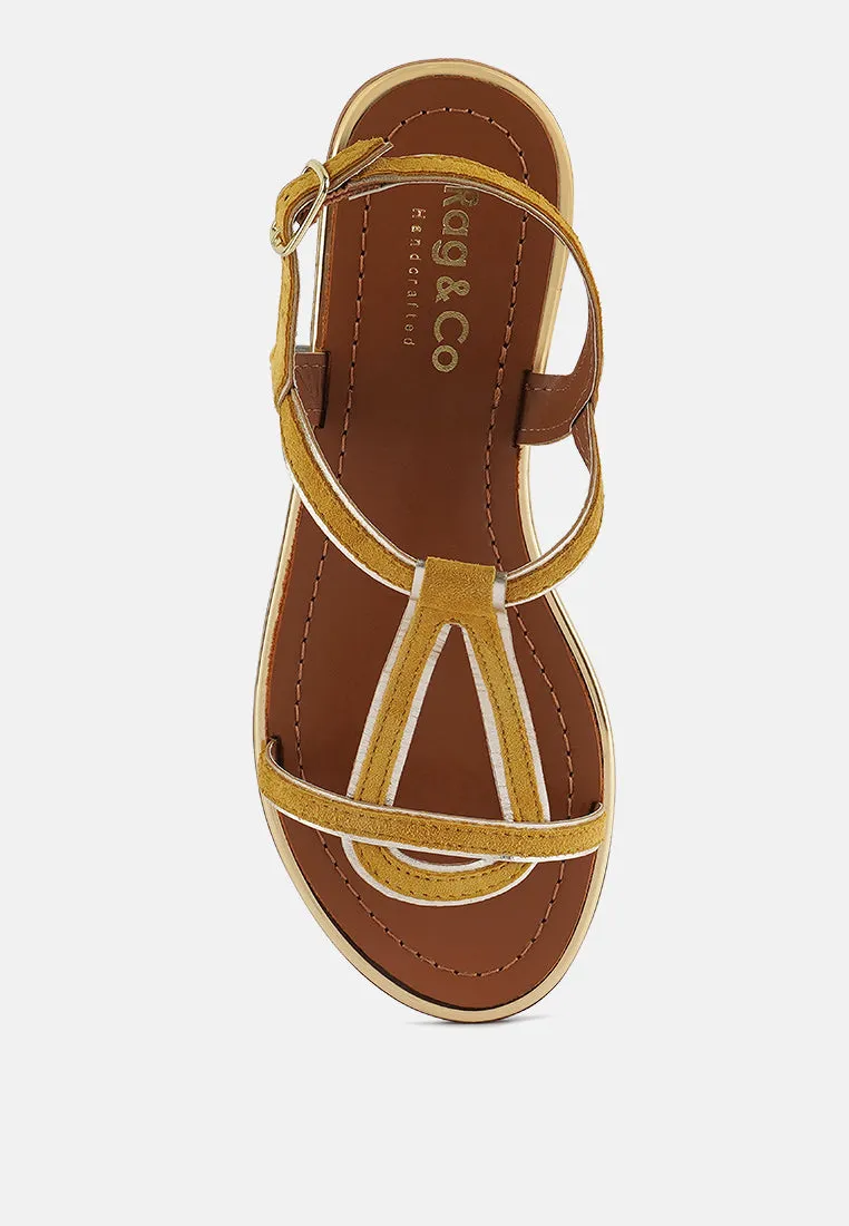 Feodora Flat Slip On Sandals