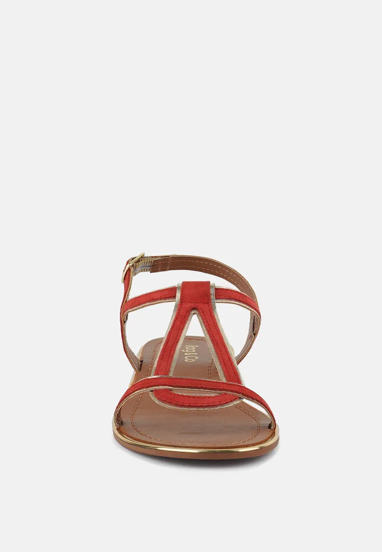 Feodora Flat Slip On Sandals