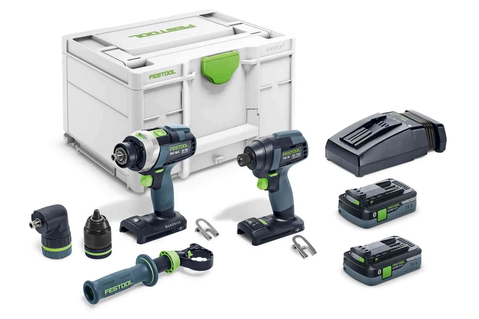 Festool 576996 TID 18 HPC I-Set TPC 18/4 2-Tool Combo Kit