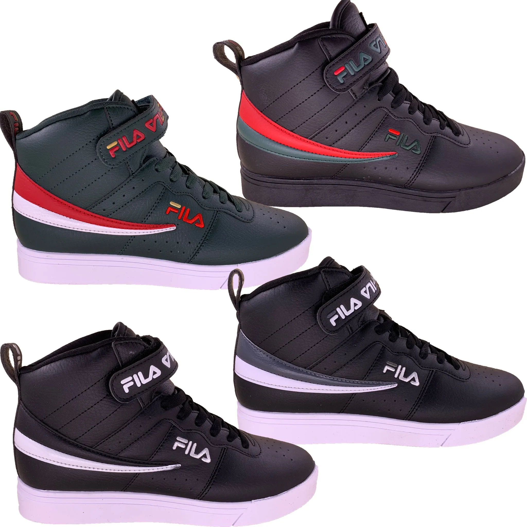 Fila Mens Vulc 13 Mid Plus Repeat Logo