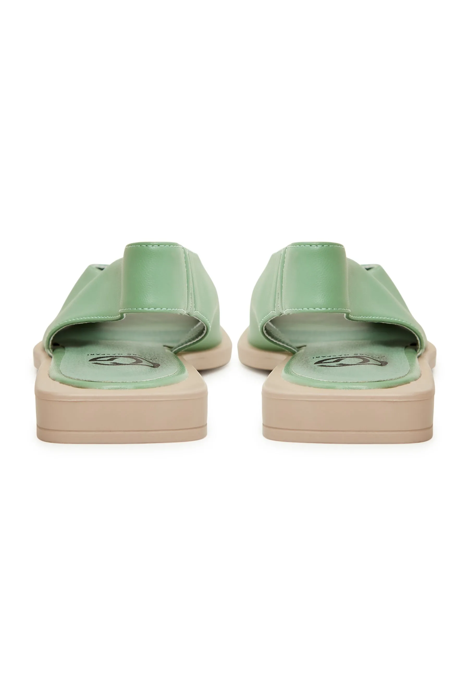 Flat Sole Sandals - Mint