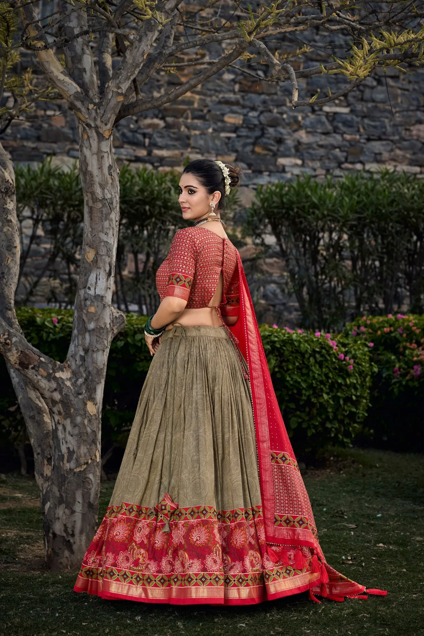 Floral Printed Lehenga Choli