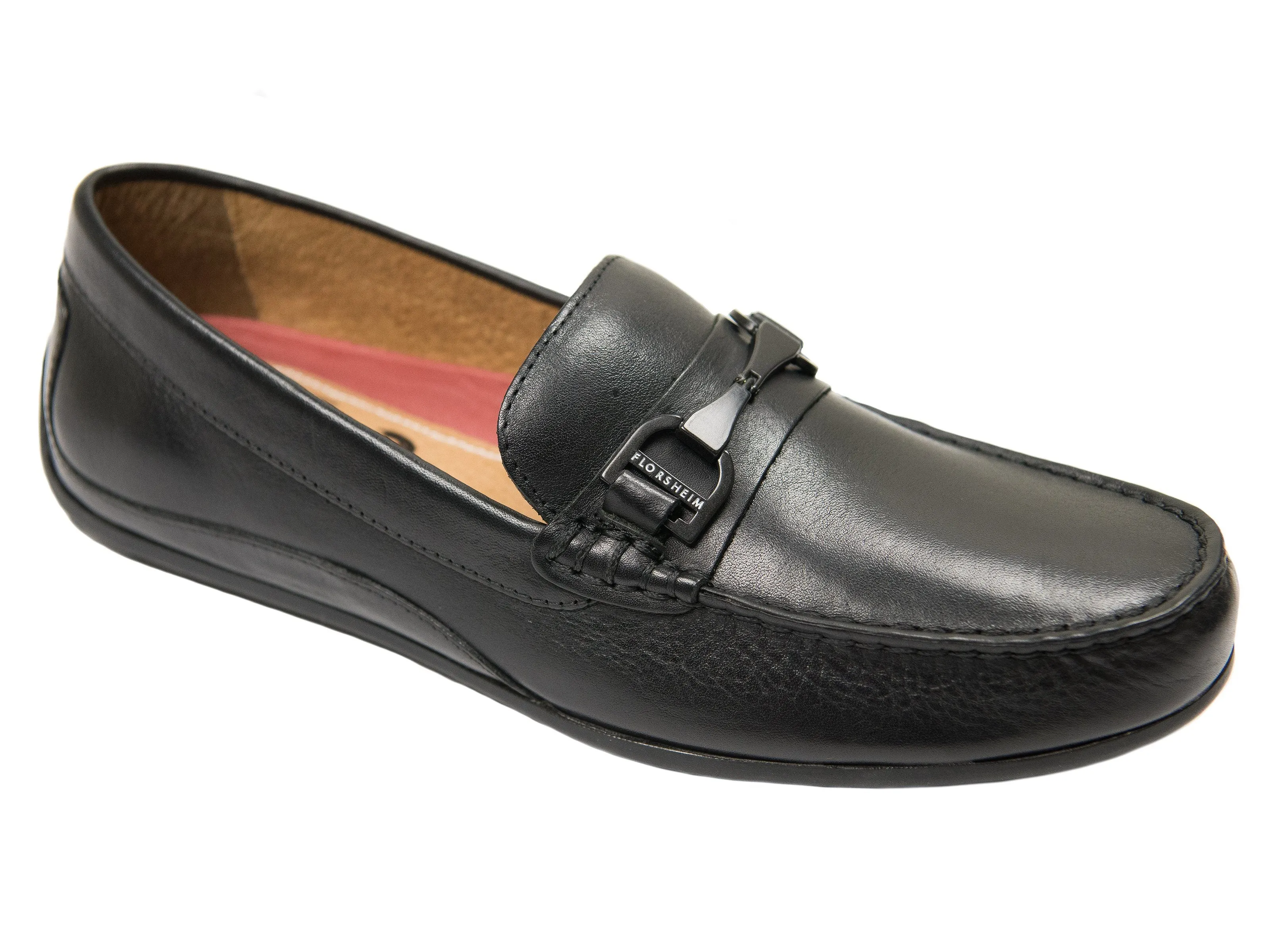 Florsheim 27674 Boy's Shoes-Bit Loafer- Driving - Black