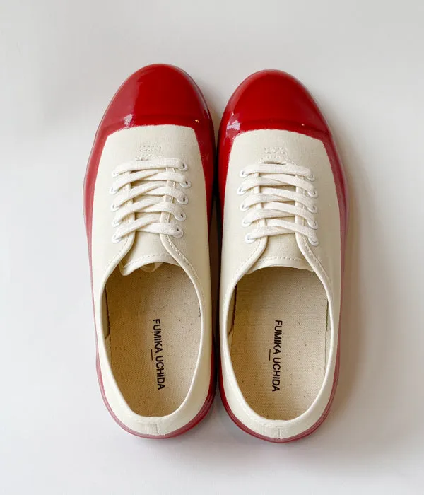 FUMIKA_UCHIDA/CANVAS SNEAKERS(RED)