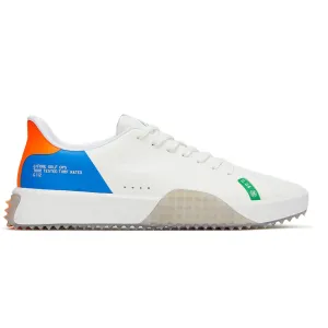 G.112 P.U. Leather Colour Block Golf Shoe Snow - SS24