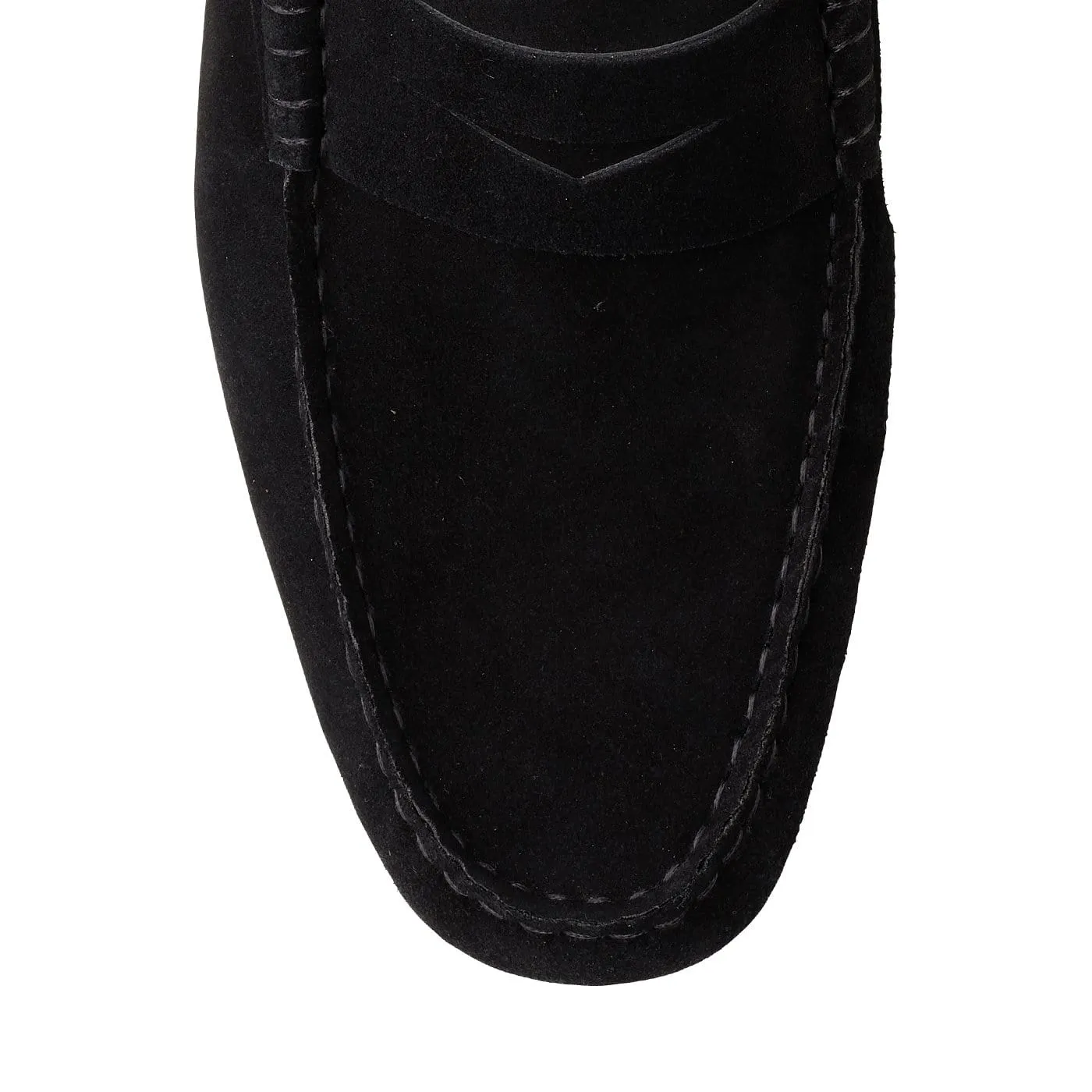 Genoa Black Calf Suede