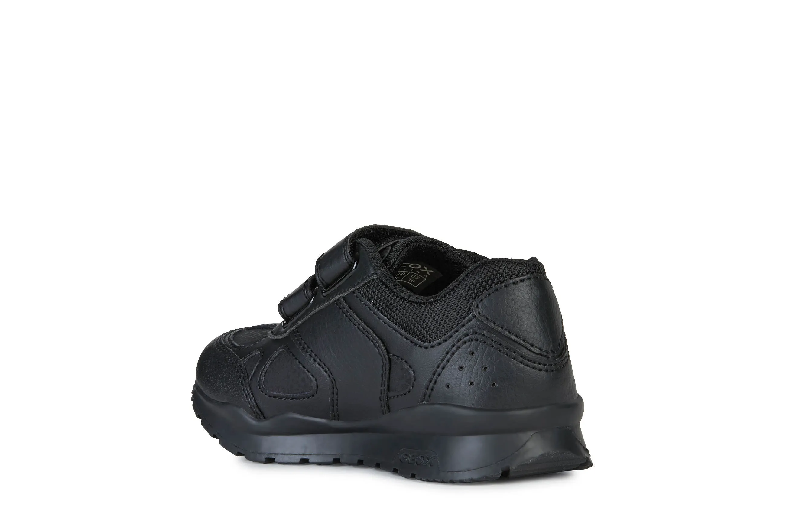 Geox Pavel Boys Black Trainer School Shoe