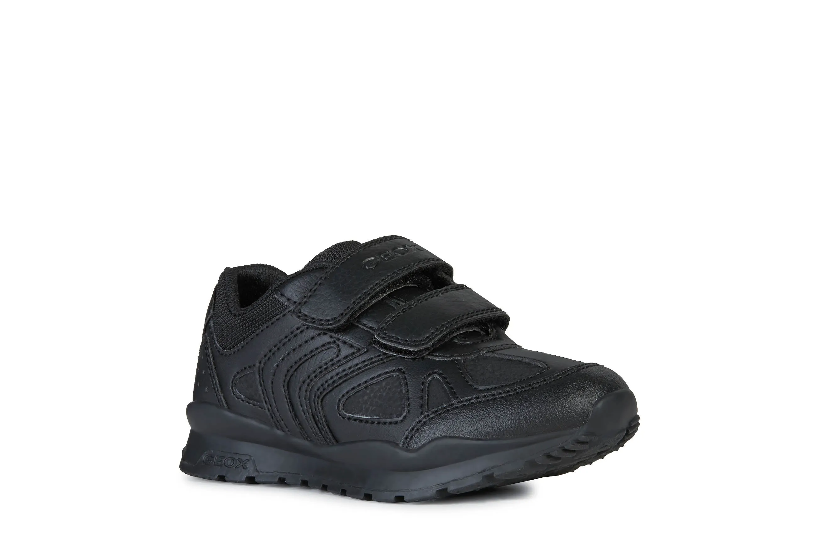 Geox Pavel Boys Black Trainer School Shoe