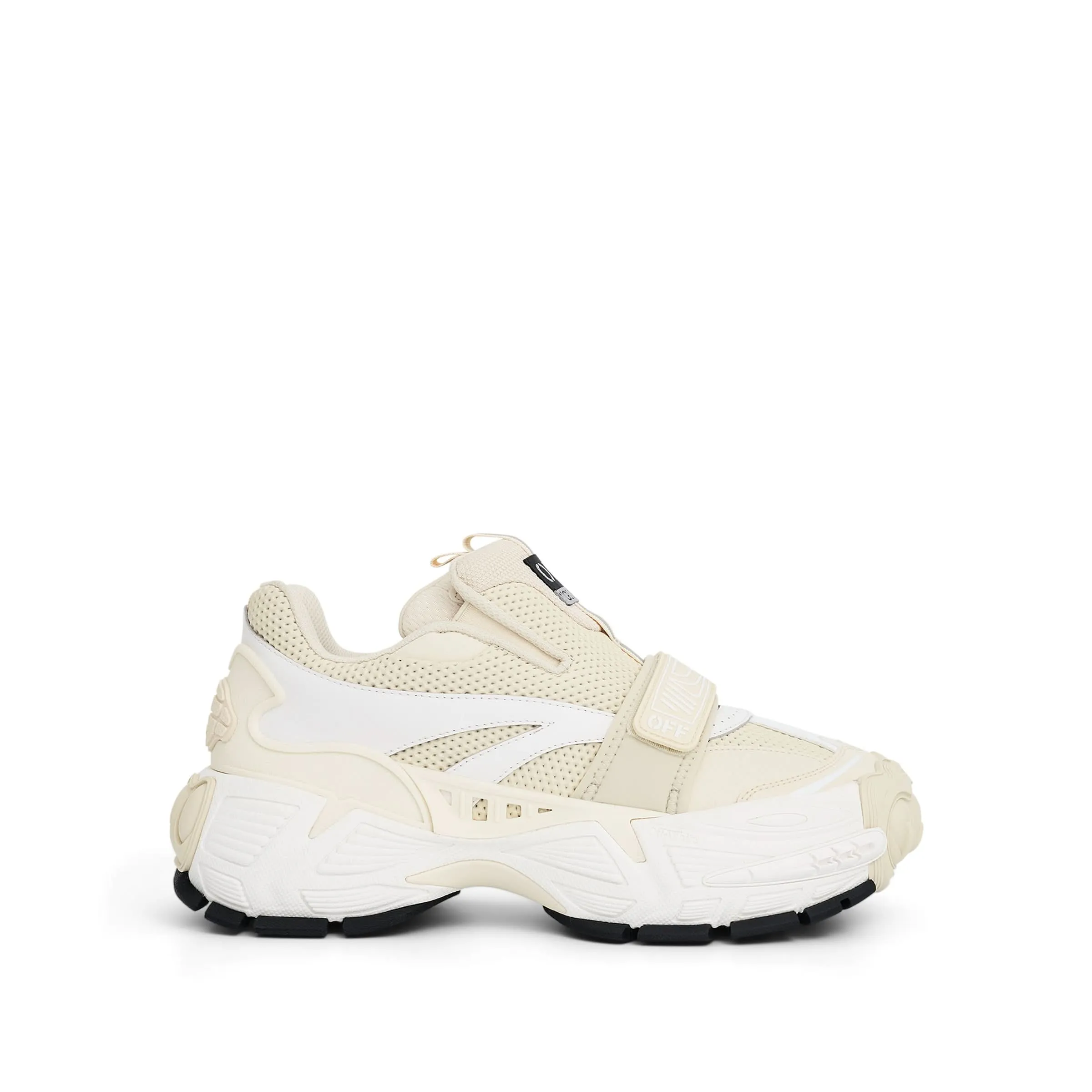 Glove Slip On Sneaker in White/Beige