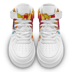 Goku God Sneakers Air Mid Custom Dragon Ball Anime Shoes