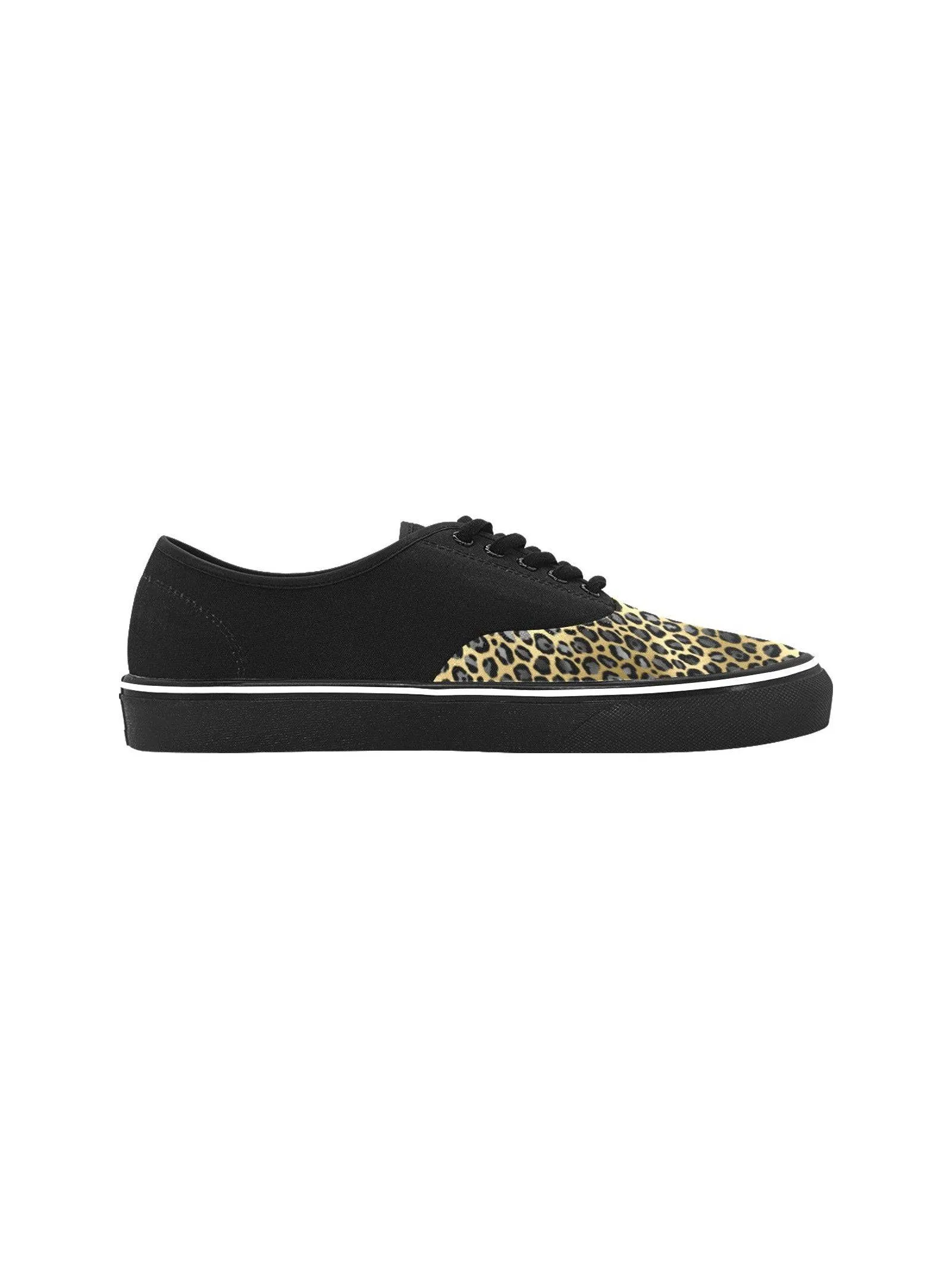 Gold Leopard Men's Creeper Sneakers