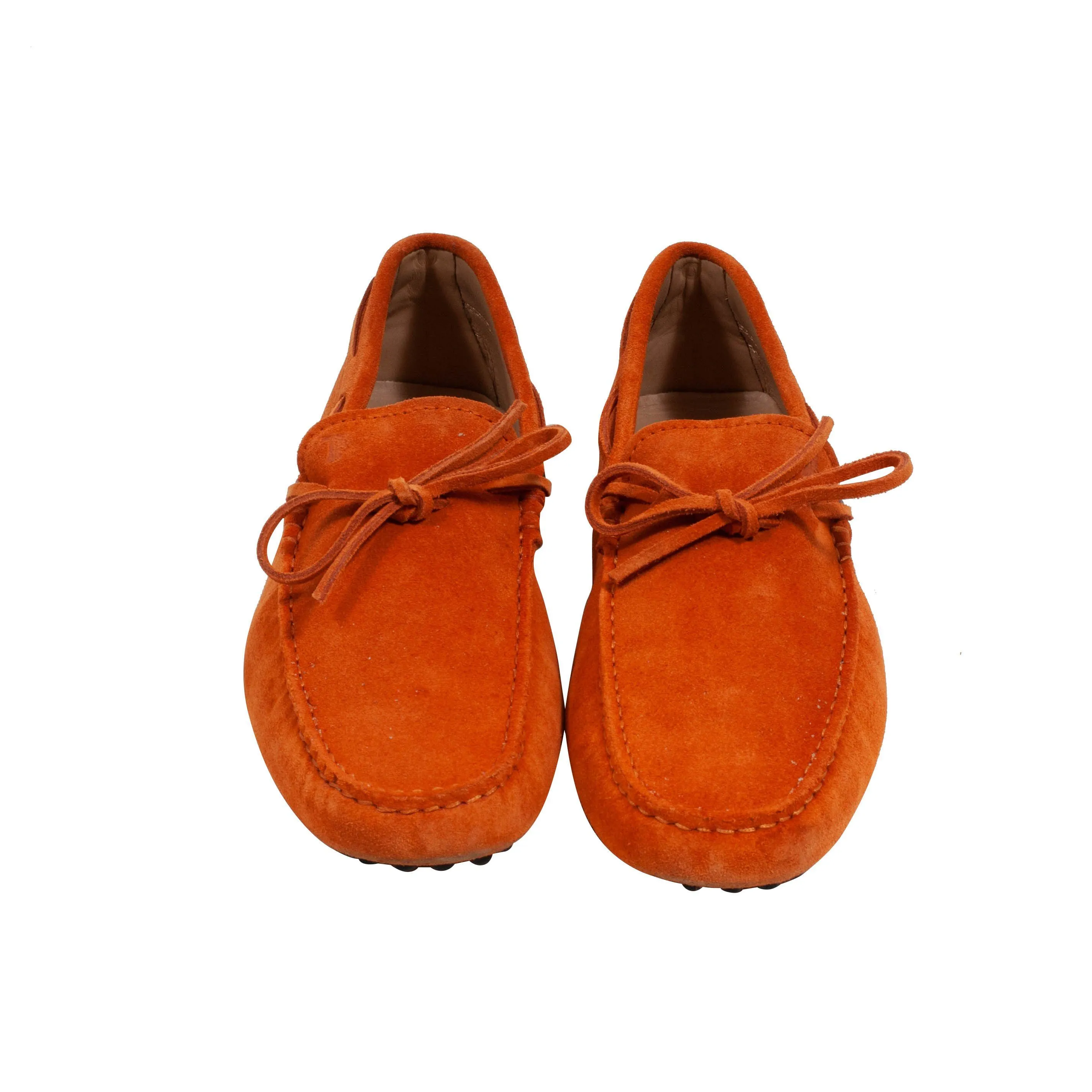 Gommino Suede Driving Shoes - Loafers (Orange)