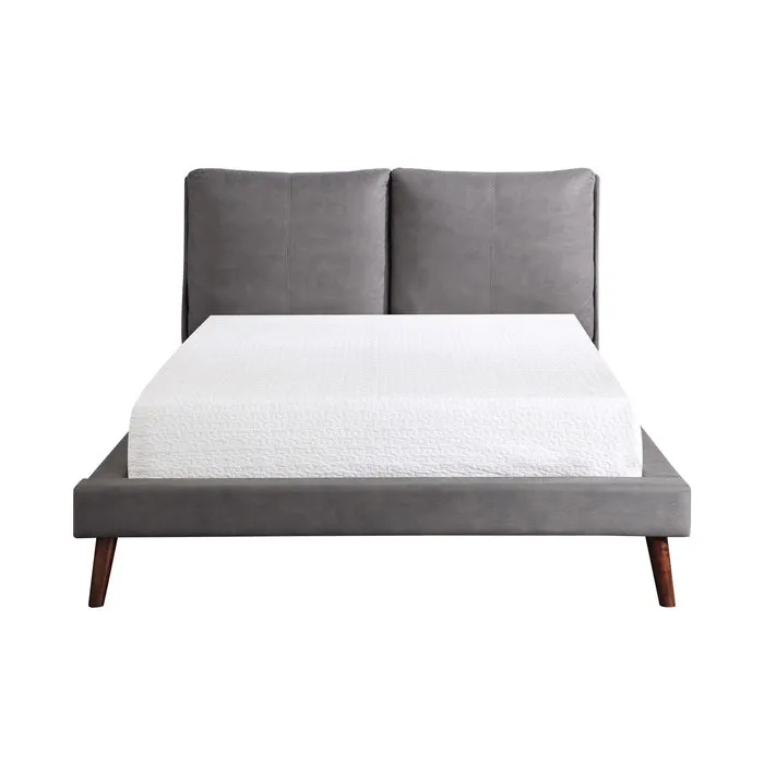 Hadley Collection Upholstered Platform Bed w/ USB charging ports