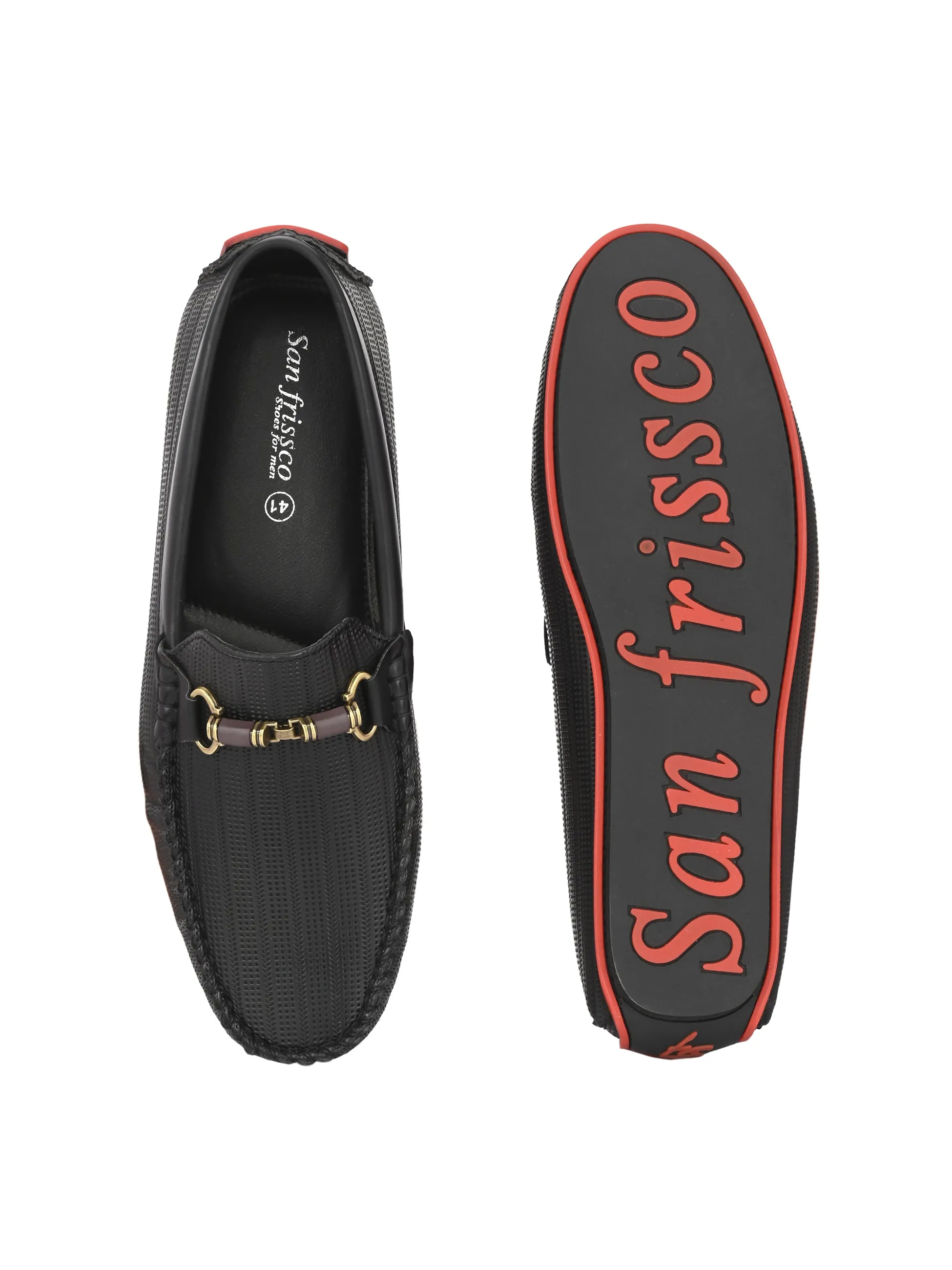 Hampton Black Driving Loafers