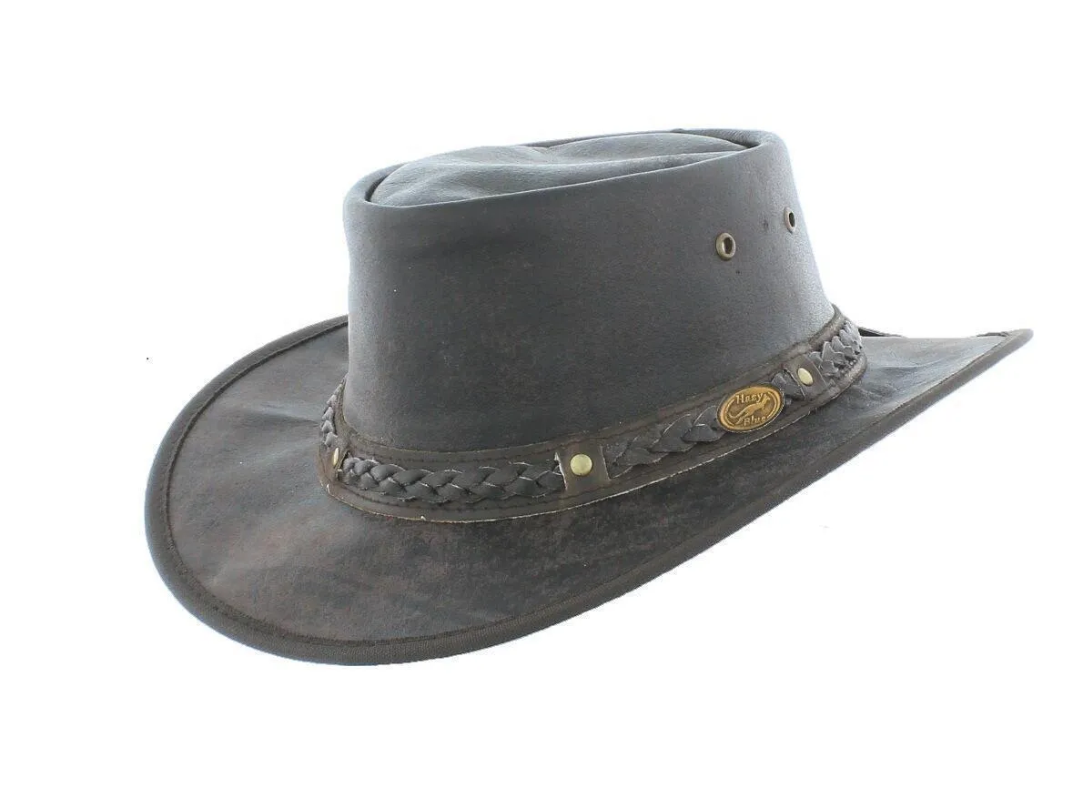 Hazy Blue Crushable Darwin Australian Style Hat