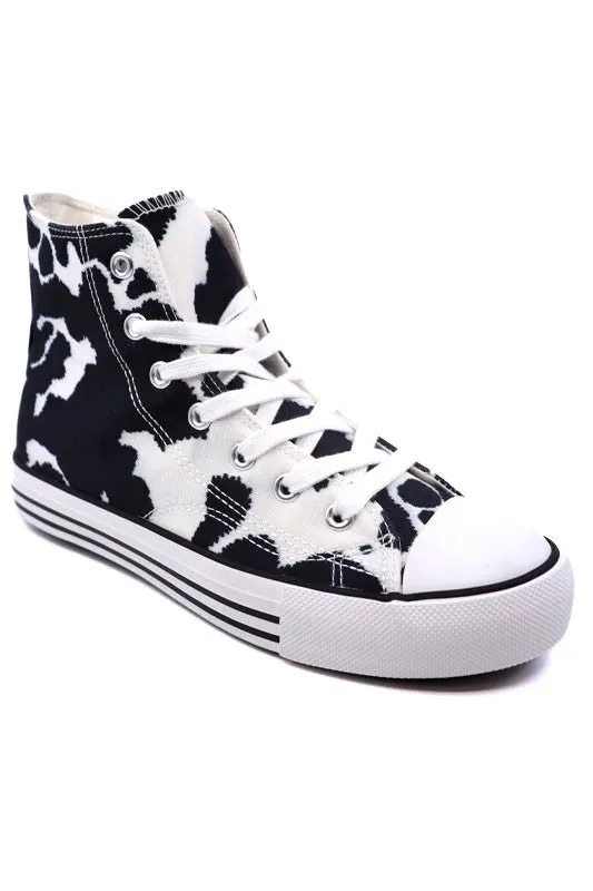 High Top Canvas Sneakers