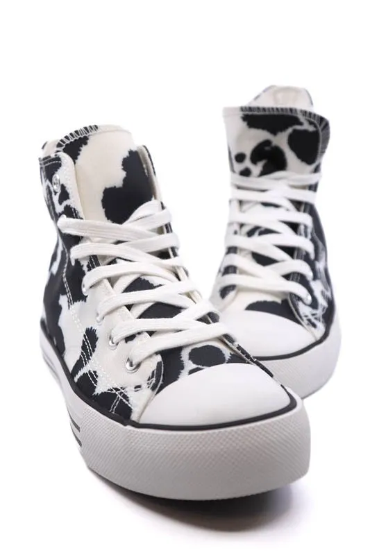 High Top Canvas Sneakers