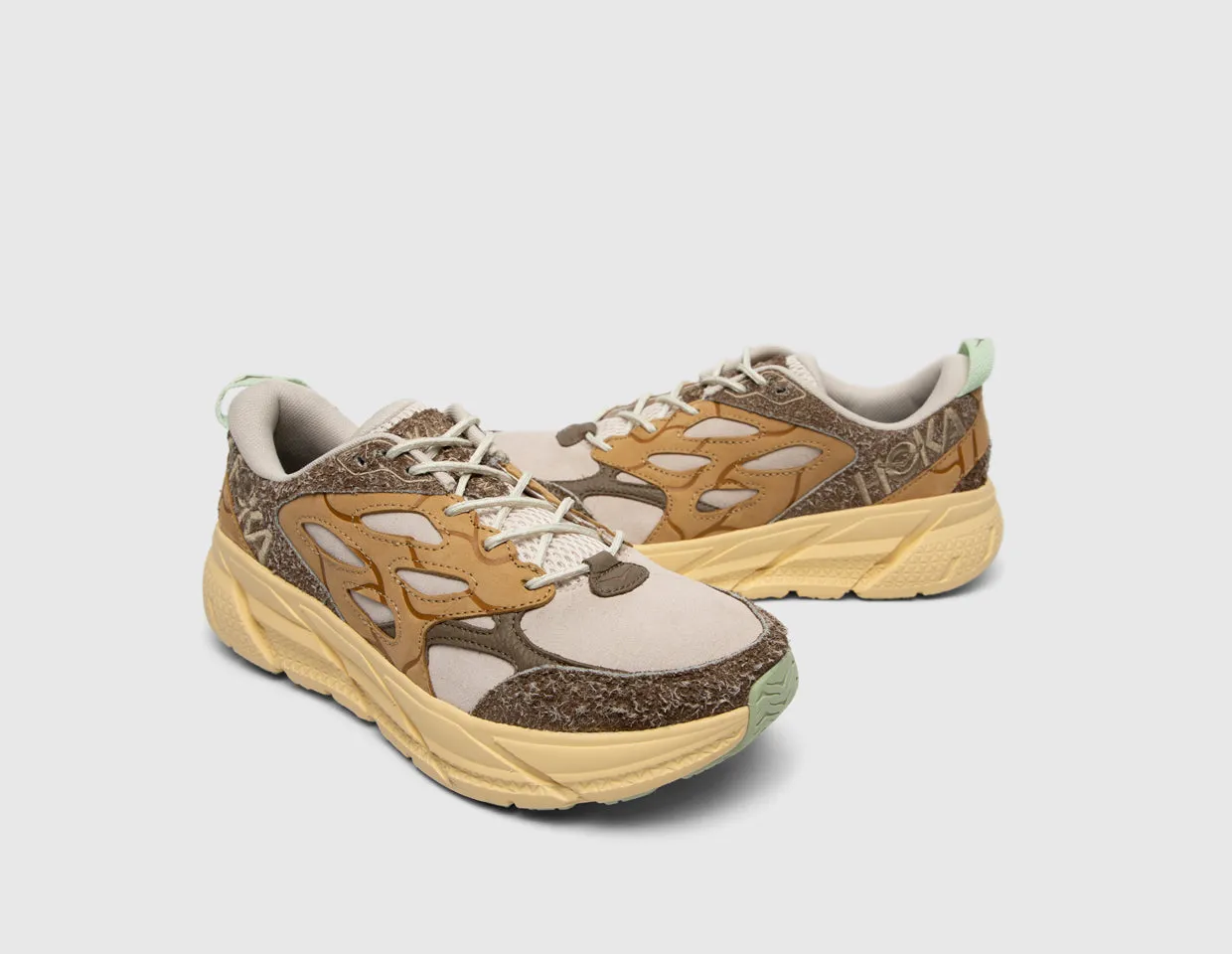 Hoka U Clifton L Suede TP Oat Milk / Pollen