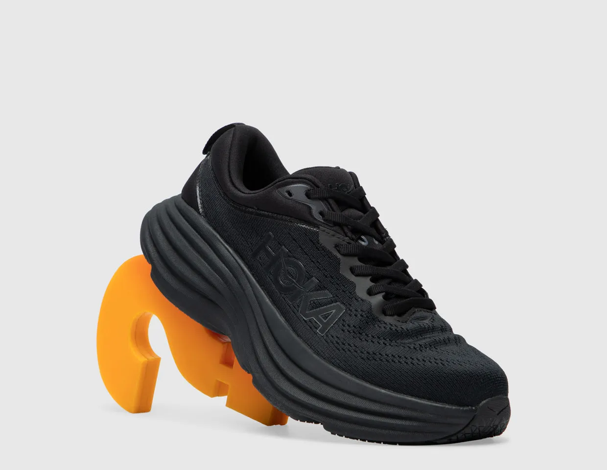 Hoka Women's Bondi 8 Black / Black