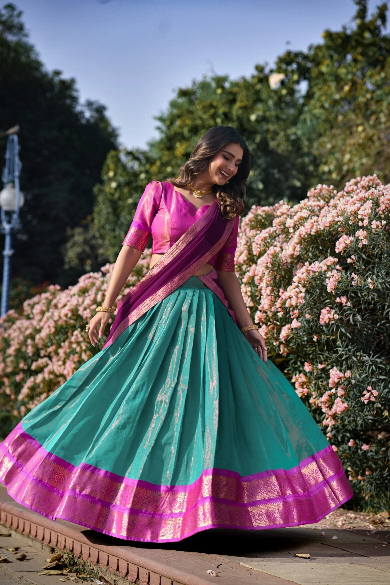 Kanchipuram Silk Lehenga Choli