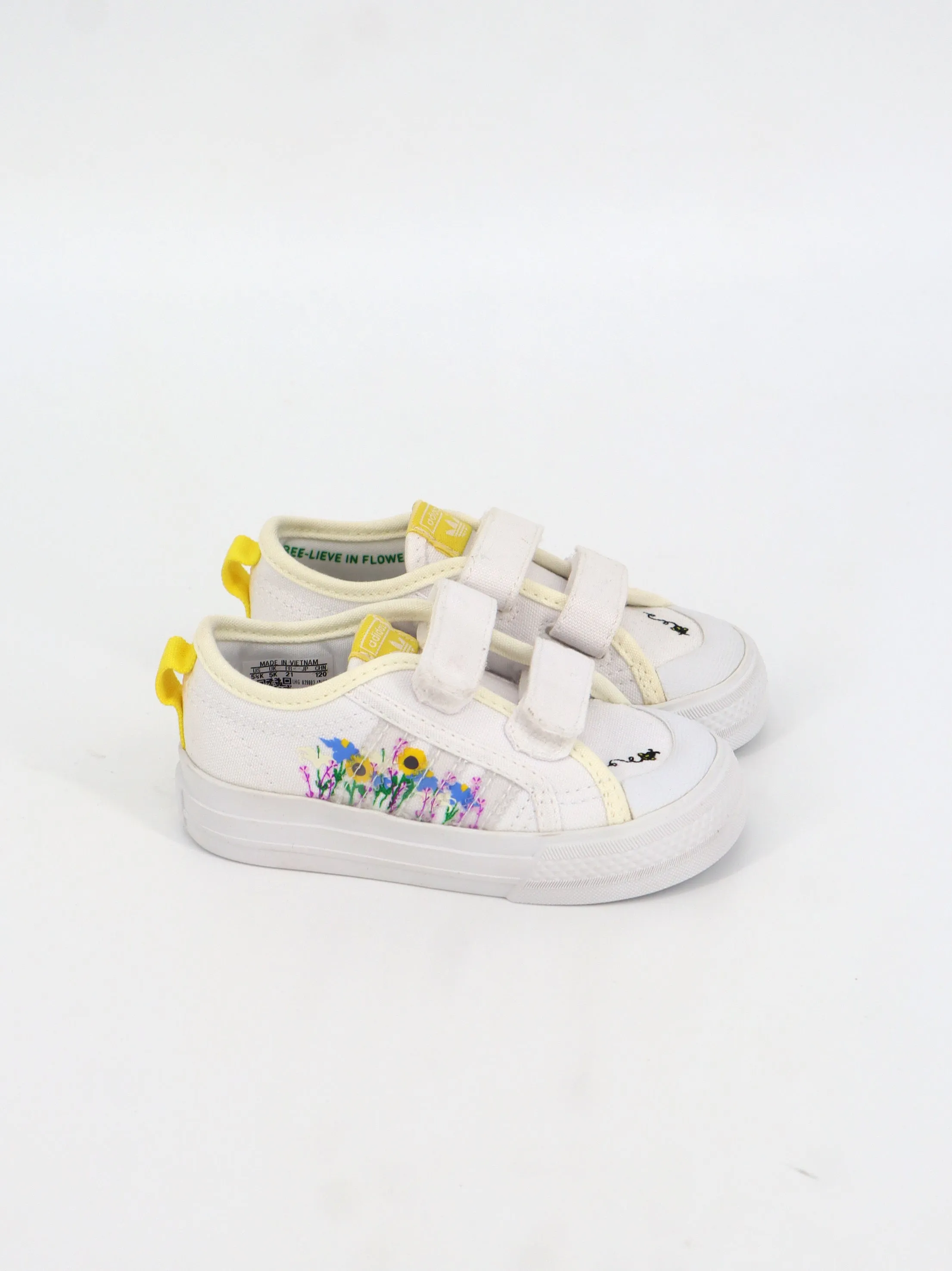 Kids Girl's Graphic Printed Shoes,White