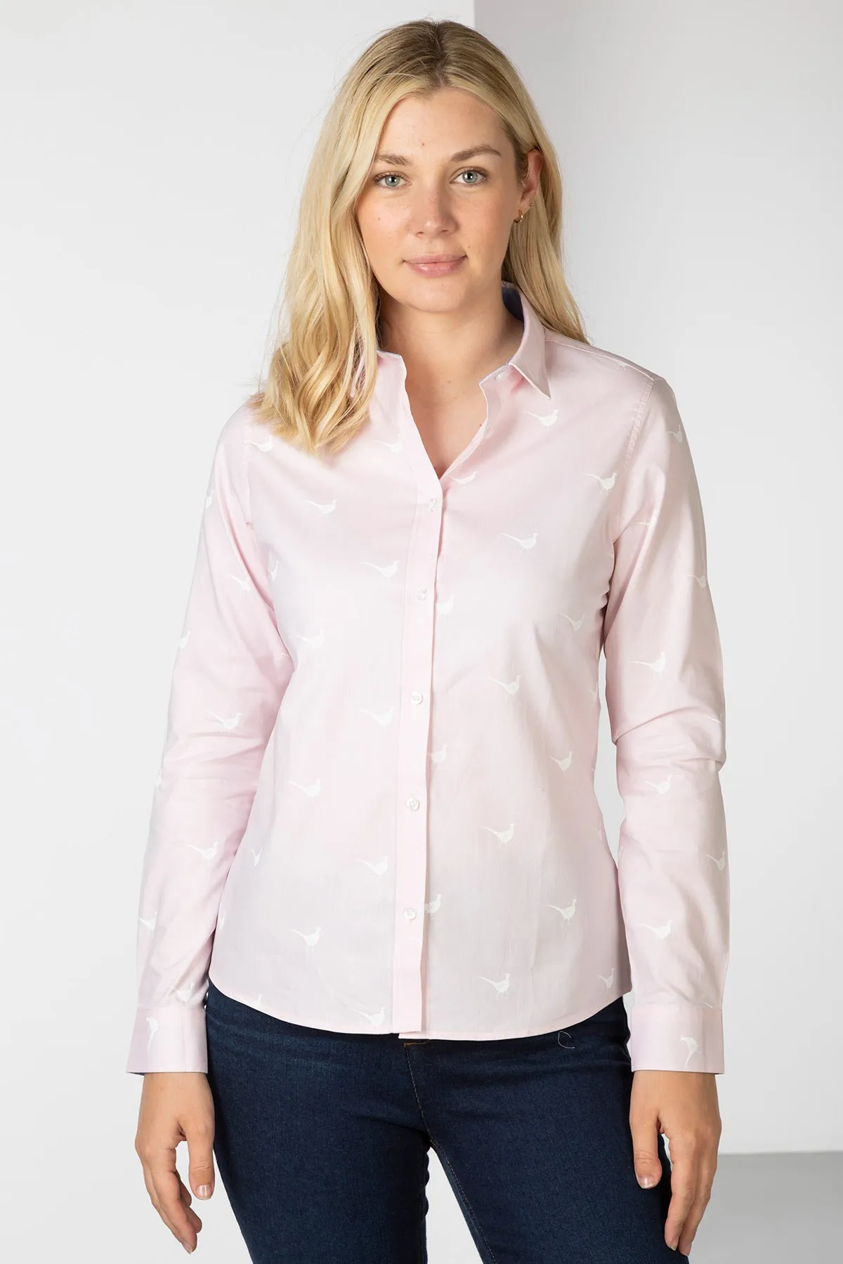 Ladies Oxford Cotton Printed Shirt -  Audrey II