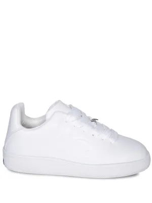 Leather white sneakers