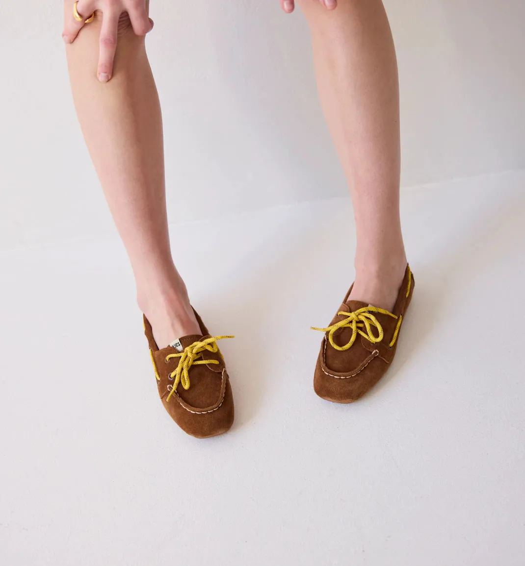 Lotta Leisure Loafer | Coffee Suede