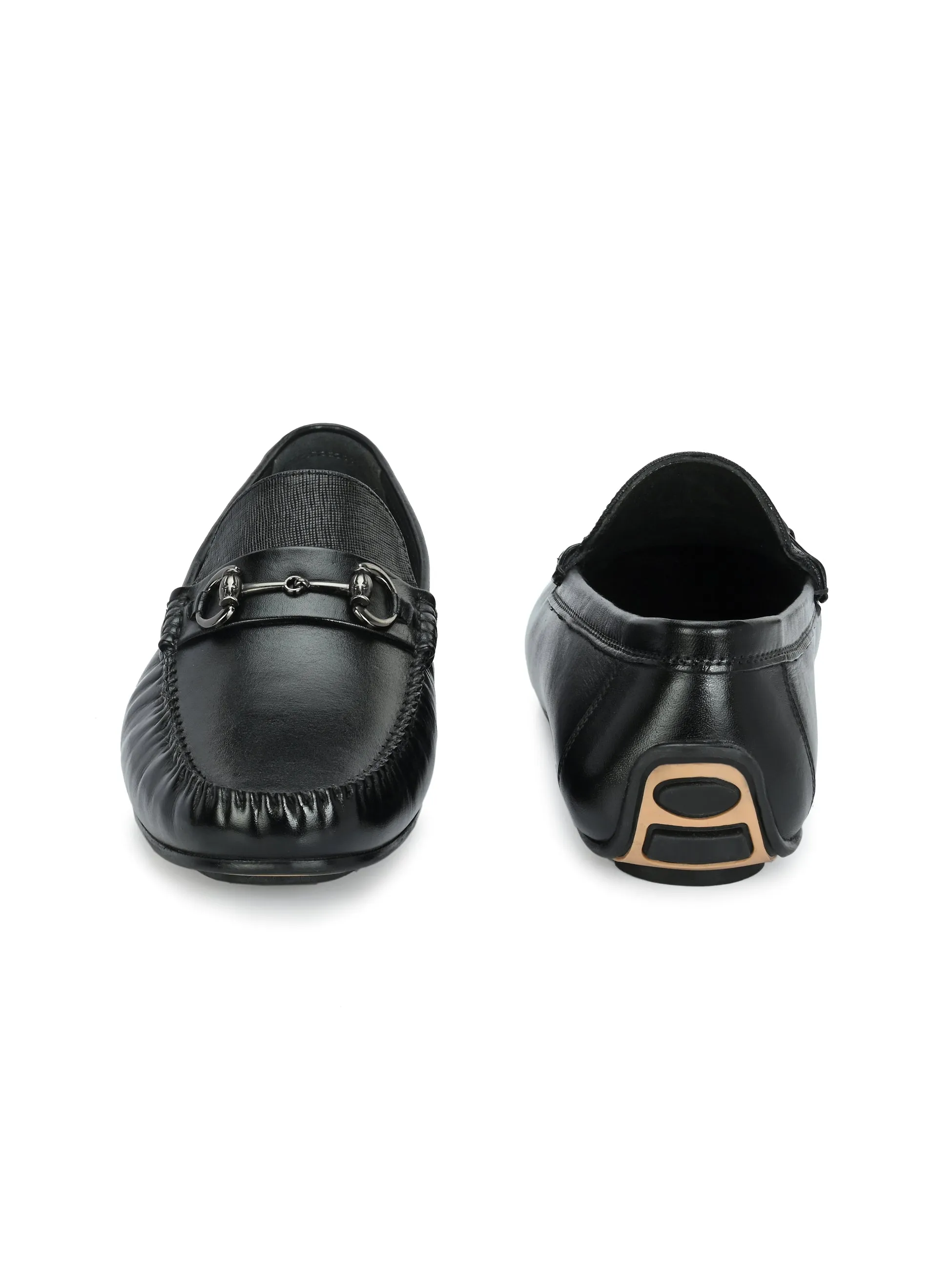 Luciano Black Driving Loafers