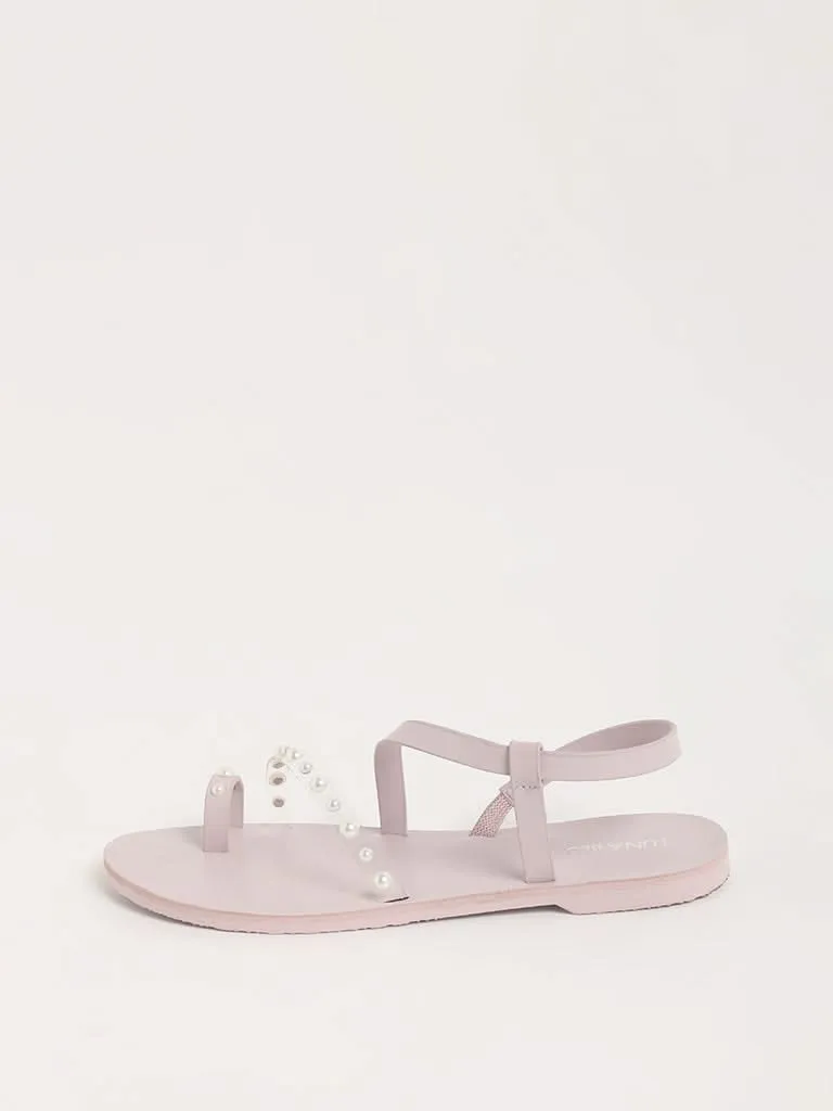 LUNA BLU Lavender Pearl Sandals