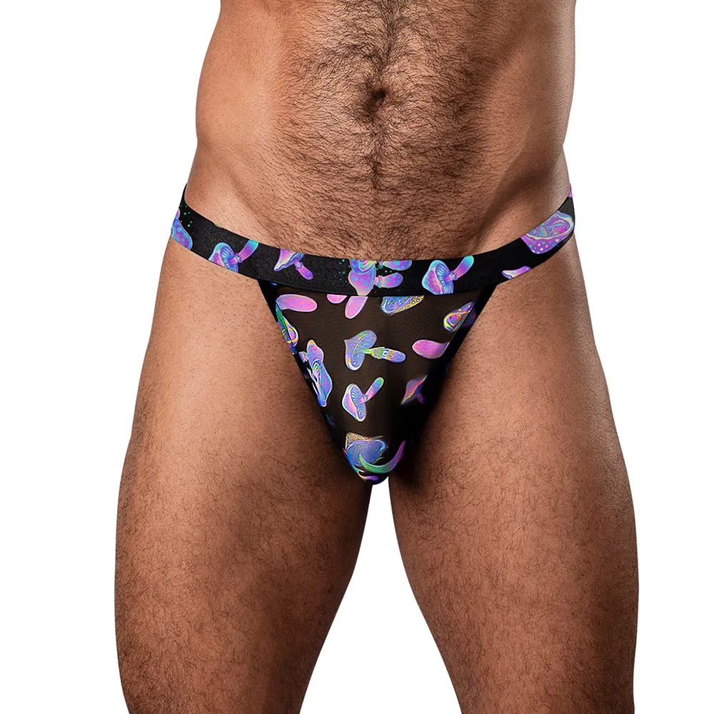 Male Power Hazy Dayz Micro Thong Mushrooms L/XL