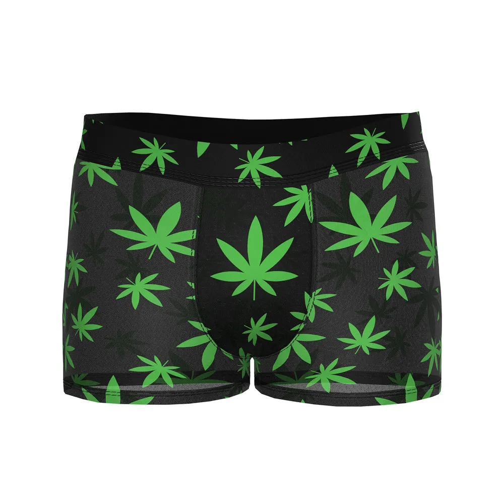 Male Power Hazy Dayz Pouch Short Pot Leaf XL