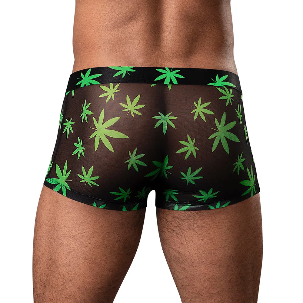 Male Power Hazy Dayz Pouch Short Pot Leaf XL