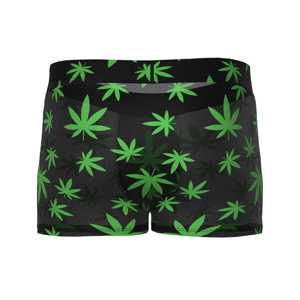 Male Power Hazy Dayz Pouch Short Pot Leaf XL