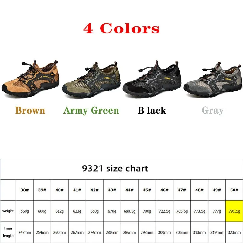 Man Hiking Shoes Non-slip Waterproof Shoes