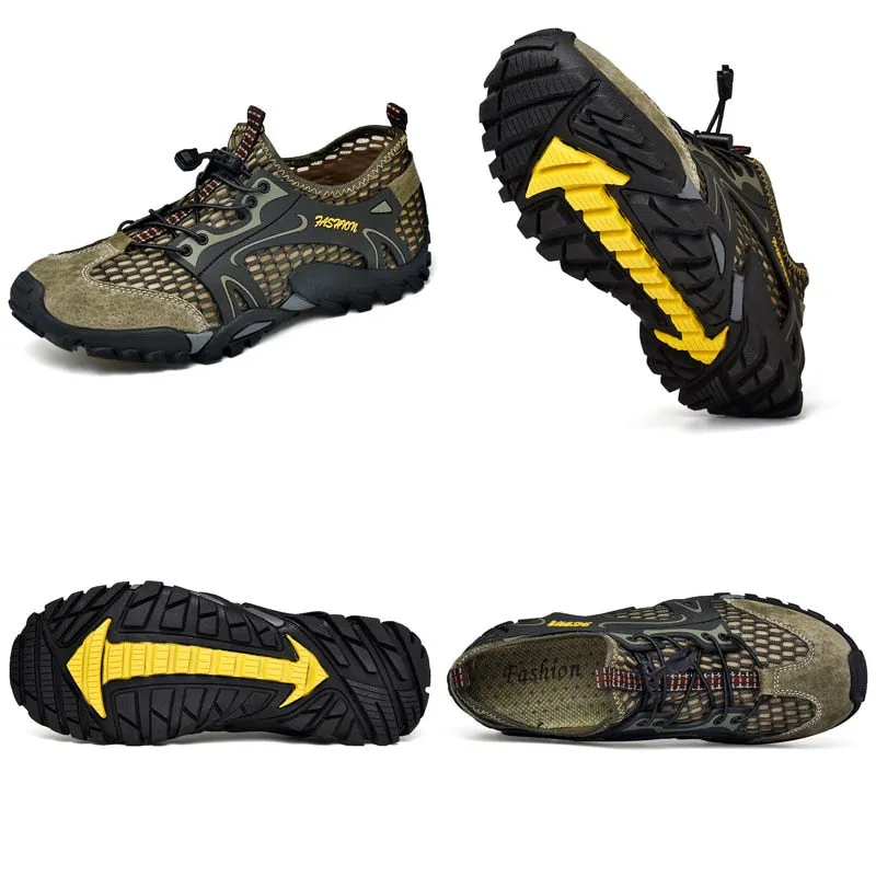 Man Hiking Shoes Non-slip Waterproof Shoes