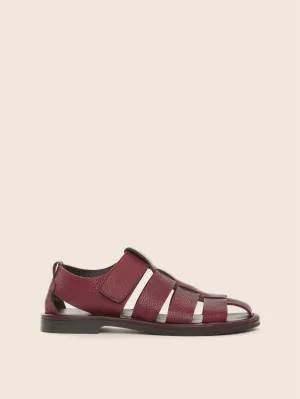 Marta Oxblood Sandal