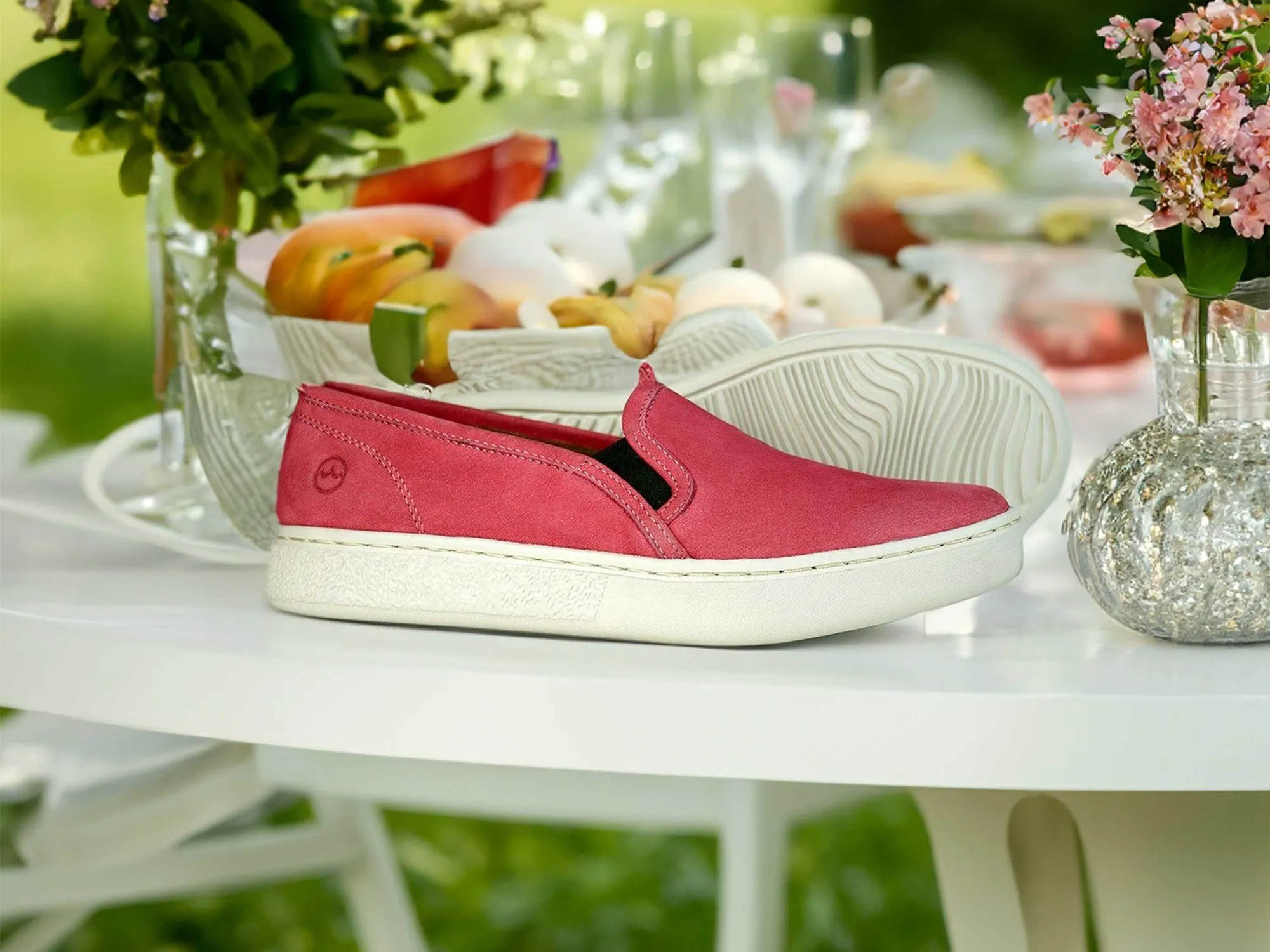 MARYLEBONE Ladies Raspberry Pink Summer Loafers by Orca Bay