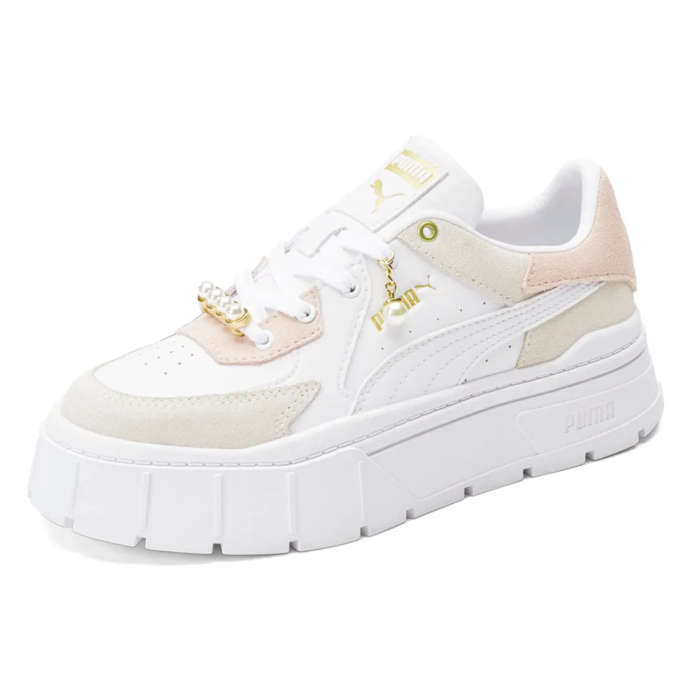 Mayze Stack Edgy Pearl Platform Sneakers