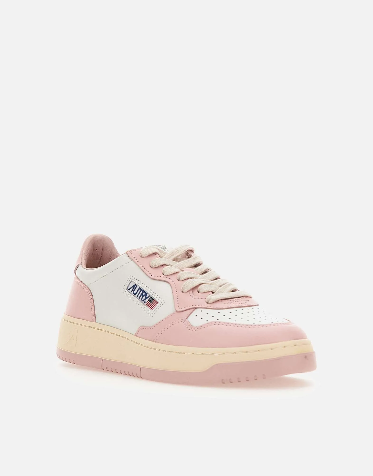 Medalist Low Pink and White Sneakers