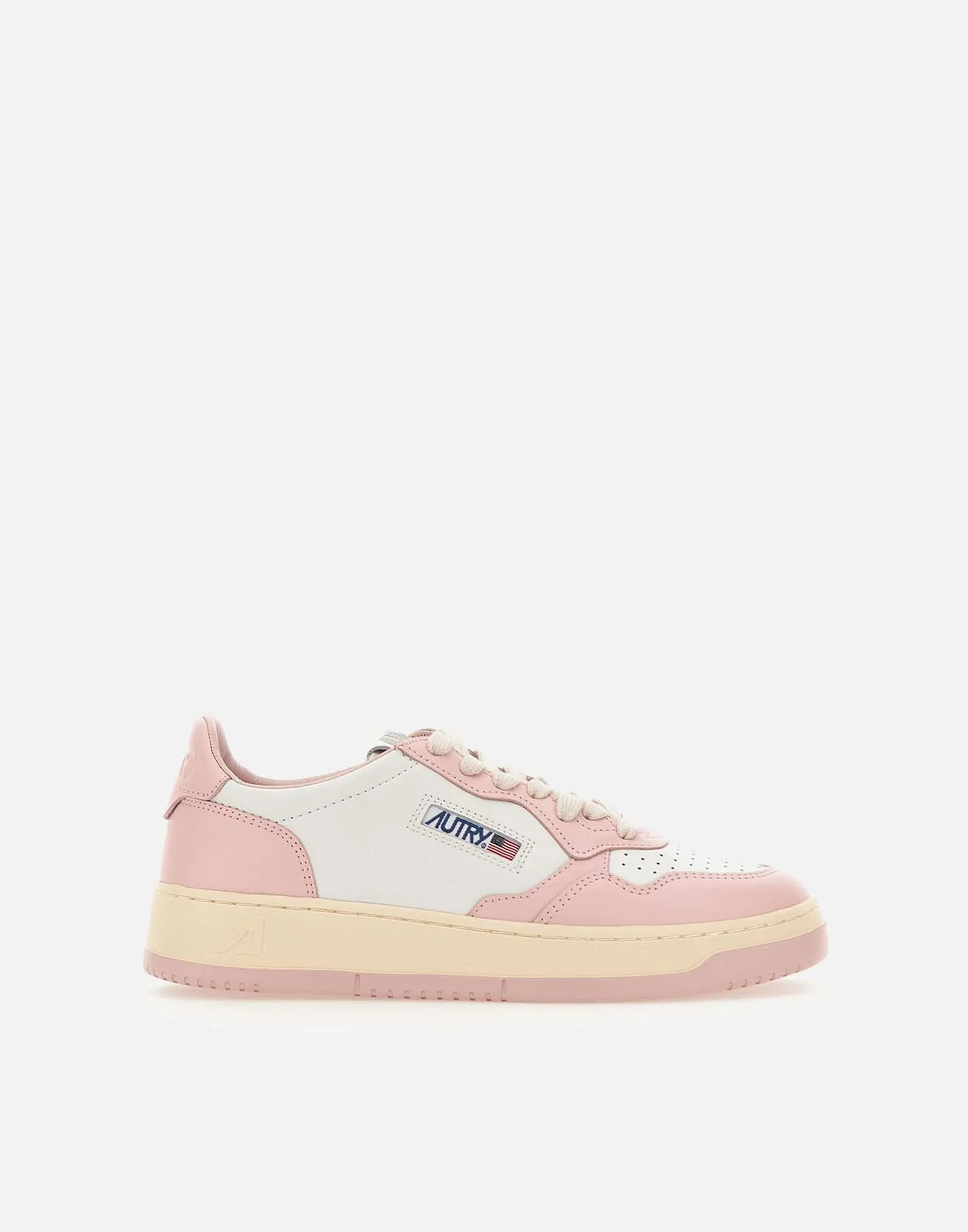 Medalist Low Pink and White Sneakers