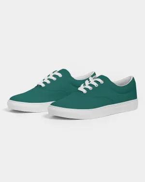 Medium Dark Blue Cool Green Men's Canvas Sneakers | Men's | Medium Dark Pure Blue Cool Green | C100M0Y50K60