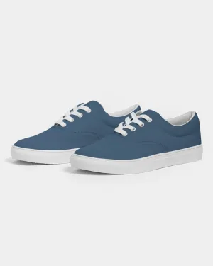 Medium Dark Blue Men's Canvas Sneakers | Men's | Medium Dark Pastel Blue | C60M30Y0K60