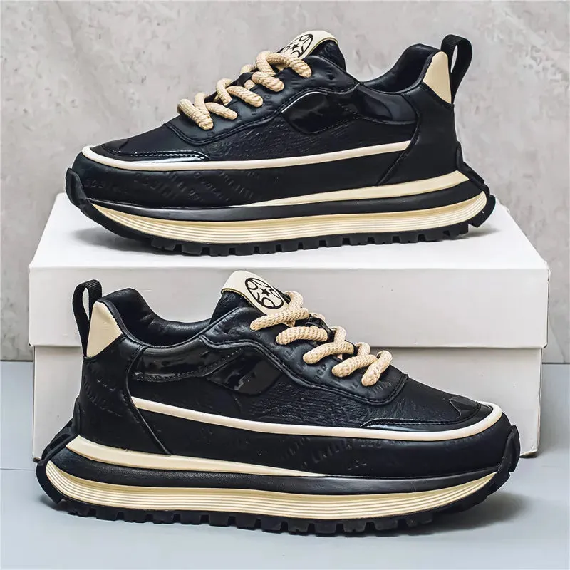 Men's Casual Shoes - Comfortable Chunky Sports Sneakers - TSS380