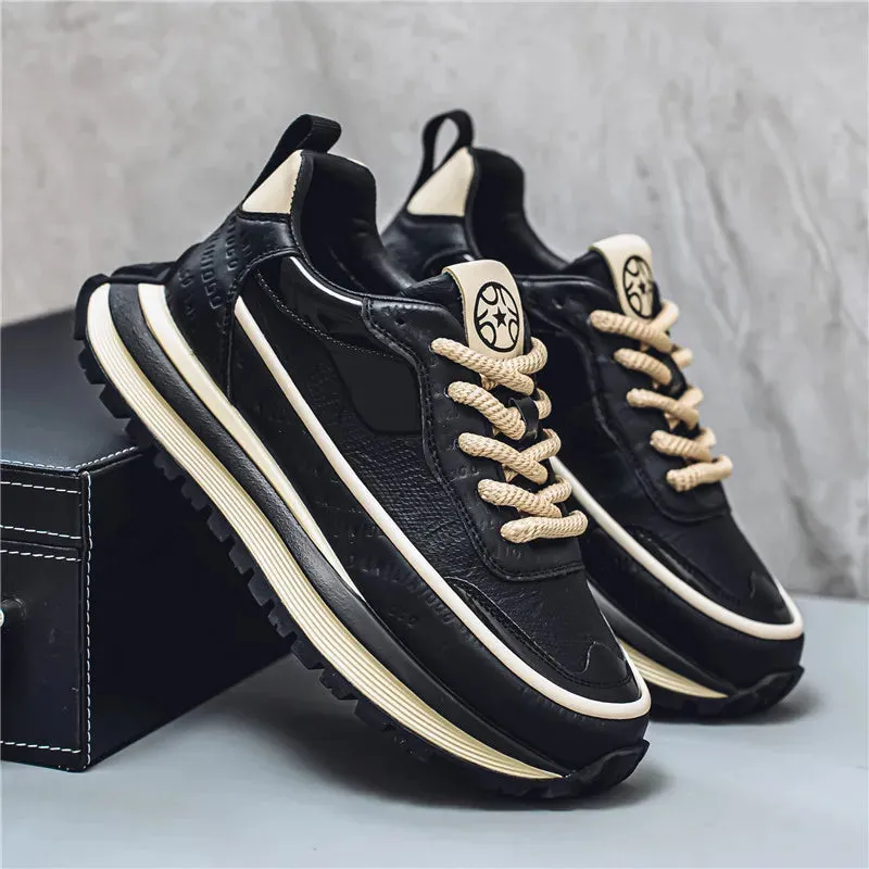 Men's Casual Shoes - Comfortable Chunky Sports Sneakers - TSS380