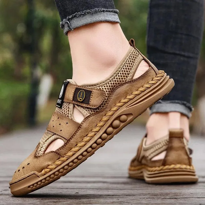 Men's Casual Shoes Quality Leather Fashion Comfortable Breathable Driving Shoes Handmade Flats