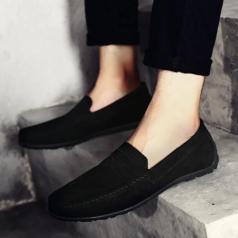 Men's Genuine Leather Casual Loafers | Driving Shoes