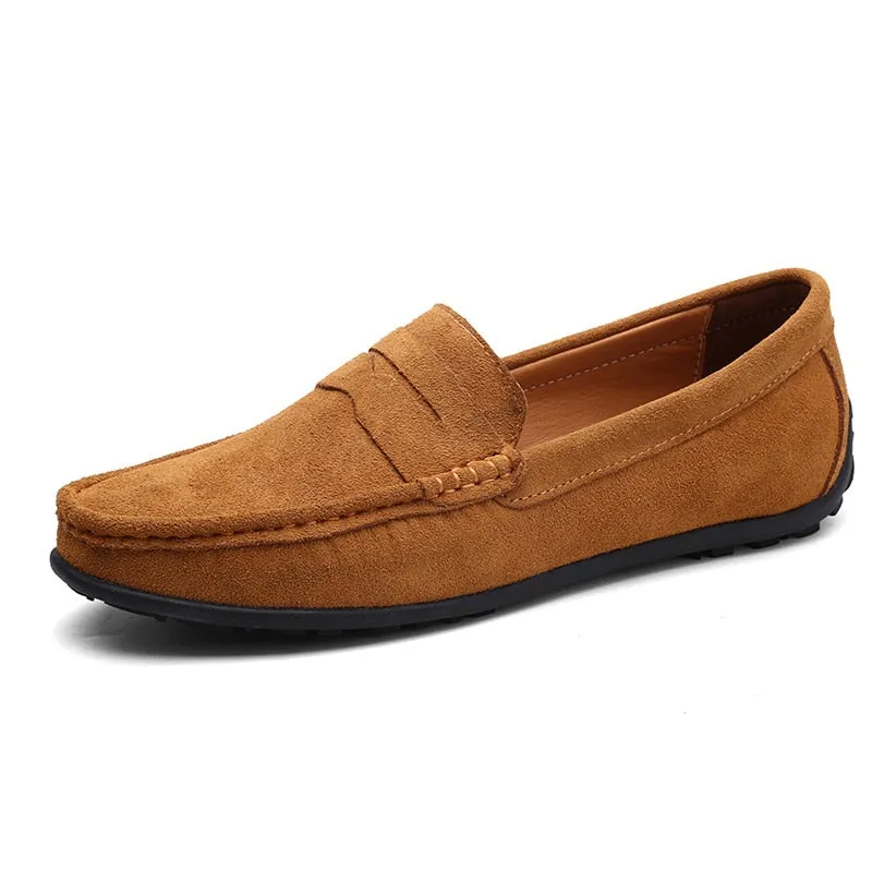 Men's Genuine Leather Casual Loafers | Driving Shoes